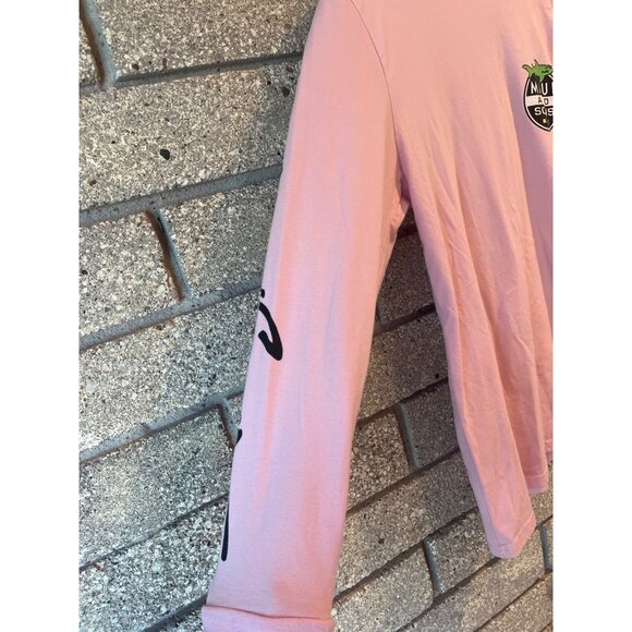 Maui And Sons Pink Long Sleeve Shirt With Shark Graphics - Picture 3 of 8